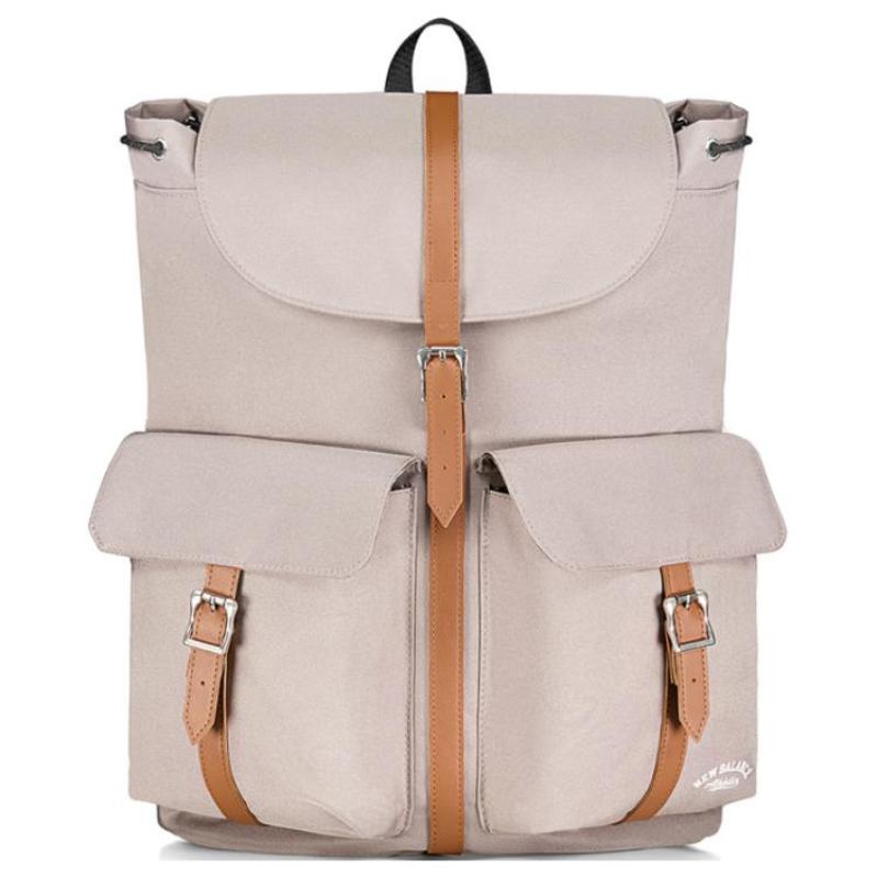 New Balance Fabric Backpack Unisex Woody Brown New Balance LAB44401