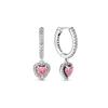 925 Silver Pink Bow Jewelry Set Ring Earrings Bracelet Necklace for Women Birthday Gift