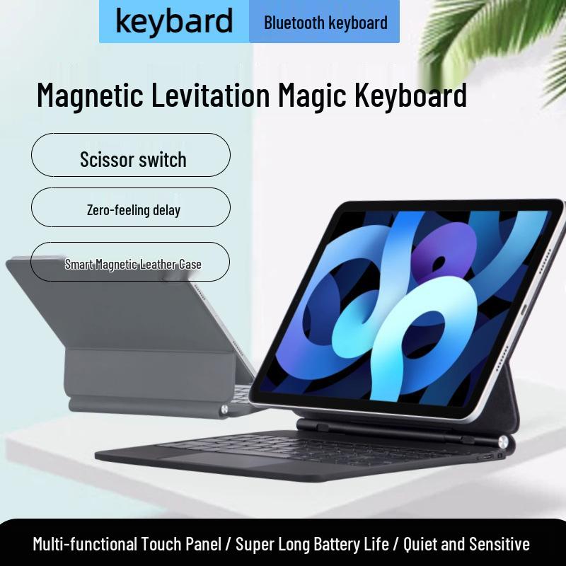 iPad Air 6 Slim Magnetic Bluetooth Magic Keyboard for Portable Office Use