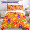 3pcs Teletubbies Bedding Set Duvet Cover Closure Includes 1 Duvet Cover & 2 Pillowcases, Soft and Comfortable for All Seasons.