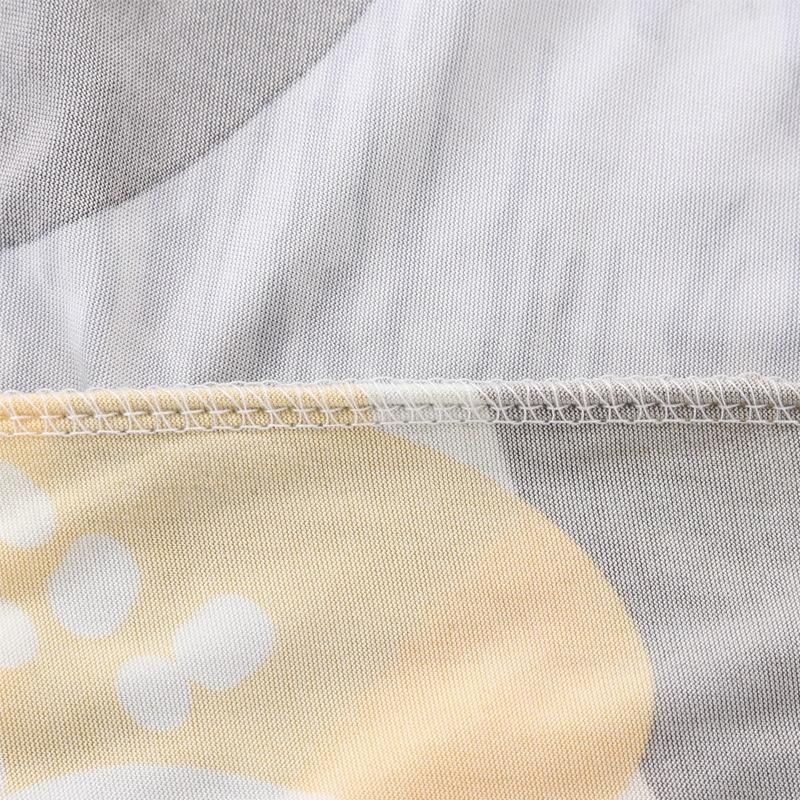 Elastic Chair Cover Milk-Silk Fabric Printed Dustproof Integrated Backrest Chair Cover Minimalist Abstract Pattern Chair Cover