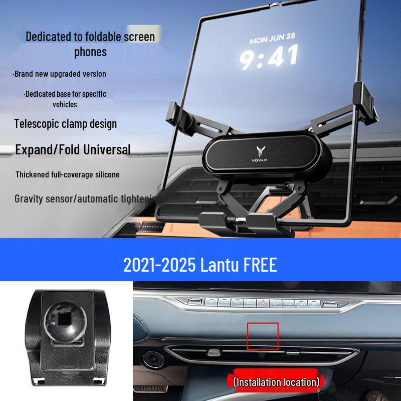 

Lantu FREE Dreamer Car Vent Mount: Foldable Phone Navigation Bracket & Accessories