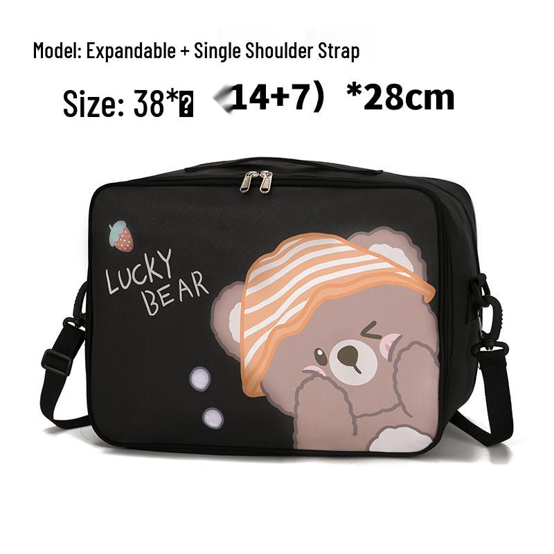 Travel Duffel Bag: Oxford Fabric Rolling Luggage and Storage Bag