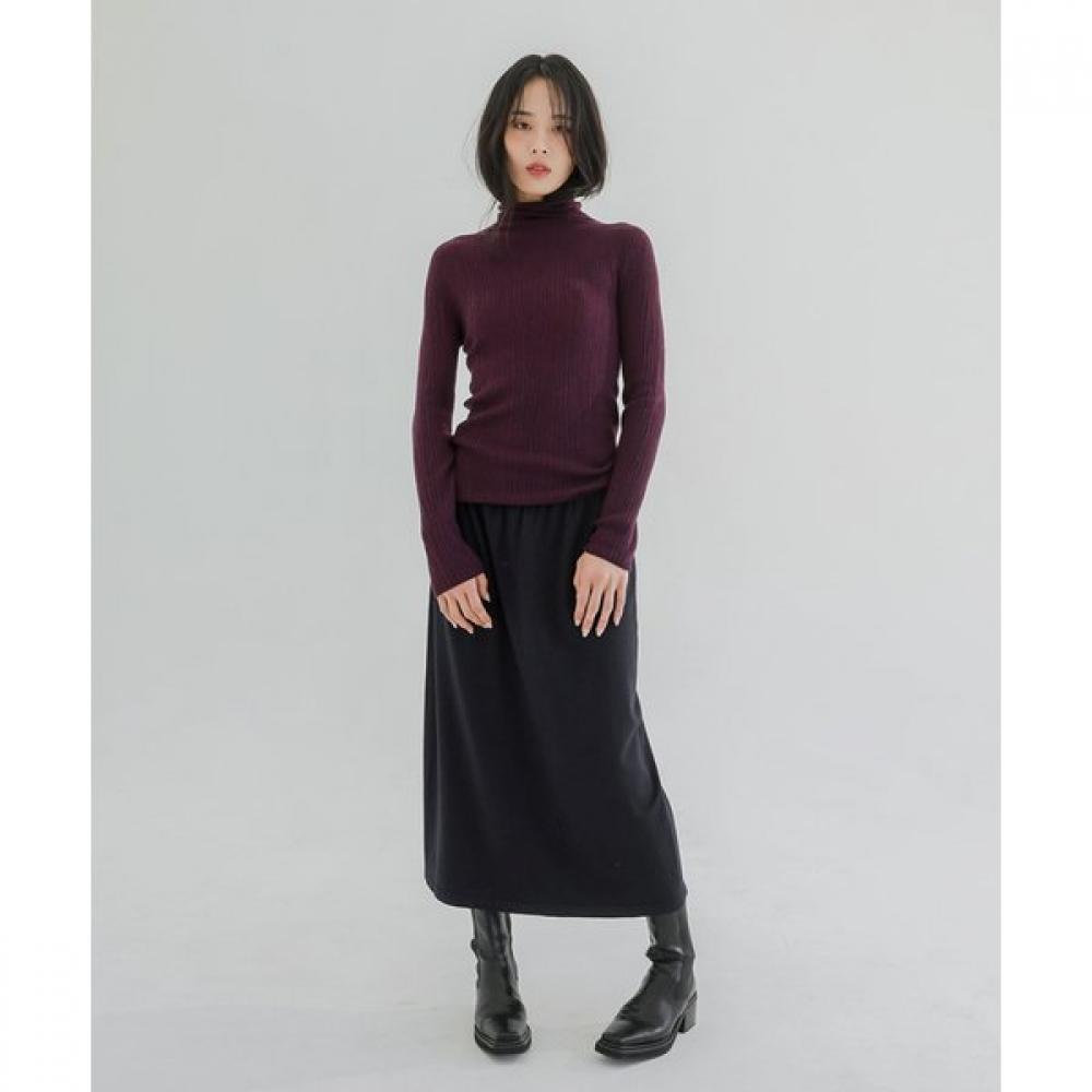Modal Waistband Long Skirt Newfs9100 FREE/blacks
