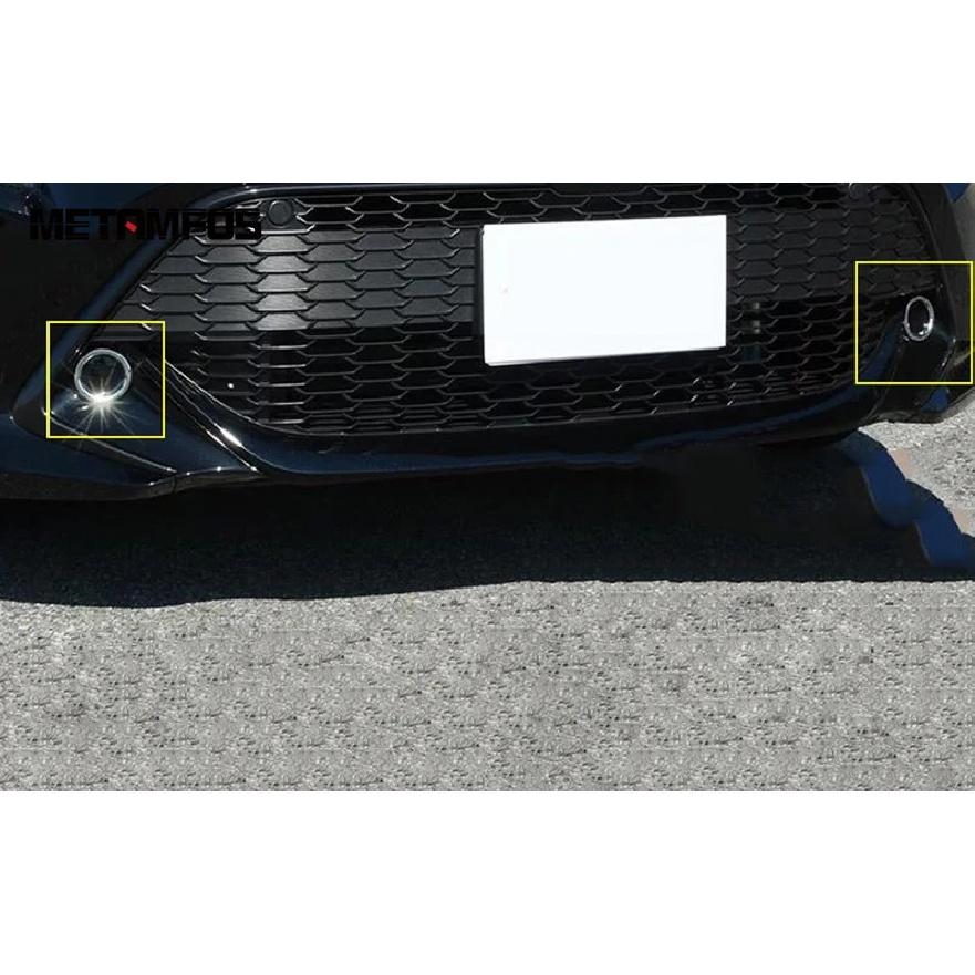 Fog Front Light Lamp Cover Trim For Toyota Corolla Hatchback -  Chrome Foglight Protector Accessories Car Styling