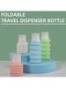Travel Toiletry Bottles, BPA Free Leak Proof Squeezable Silicone Travel Size Containers, Travel Accessories