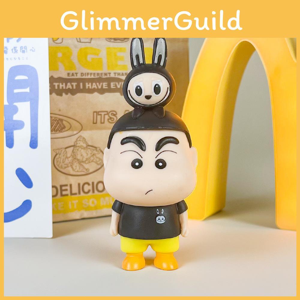 Pvc Crayon Shinchan Desktop Figure Room Decor With Feature Assembly