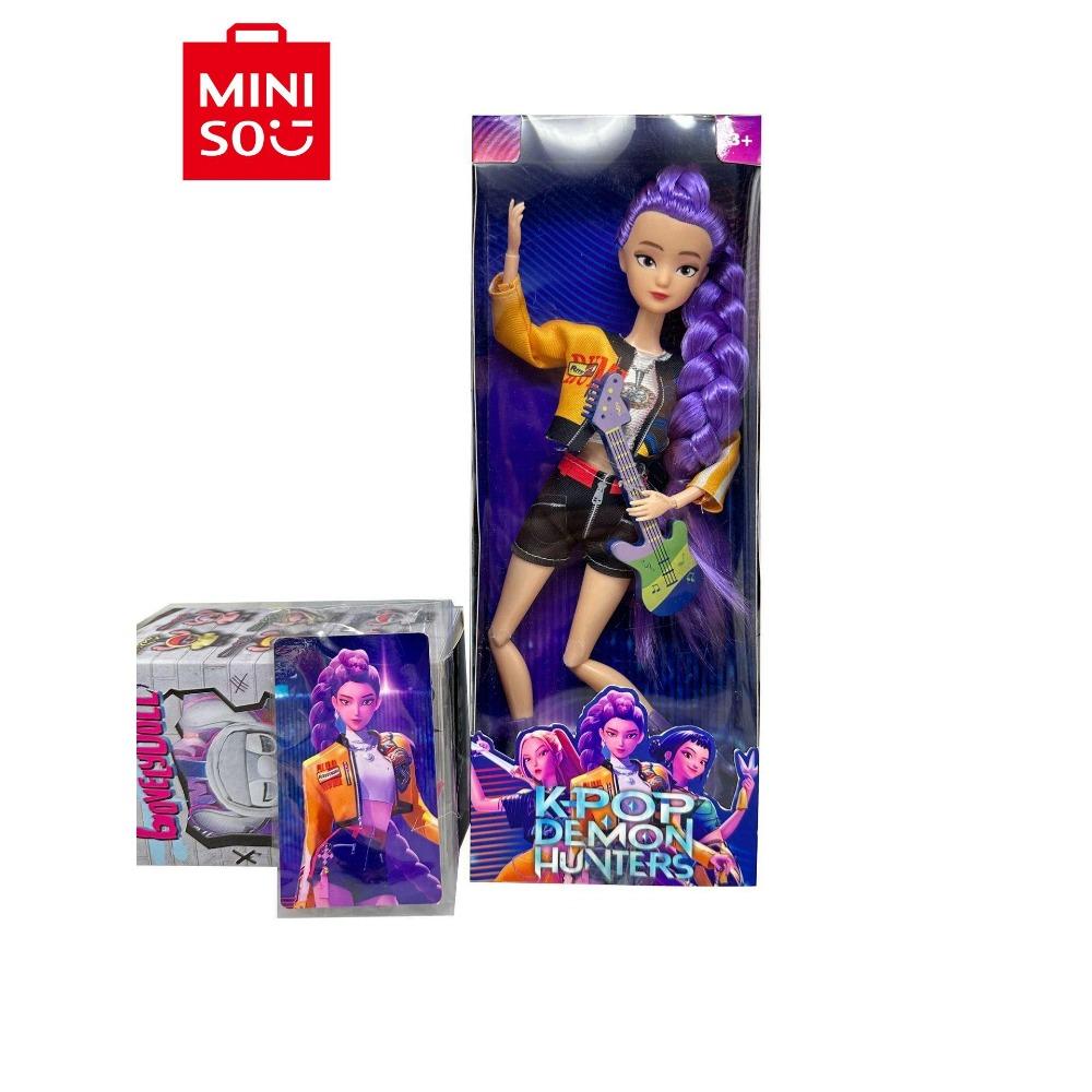 Anime K Pop Demon Hunters Group of Witch Hunters High Appearance Glue Doll Girl Heart Decorative Doll Holiday Gifts