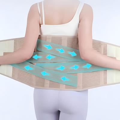 Back Brace For Men With 4 Stays Support Sciatica Herniated Disc Scoliosis Pain Relief Lower Back Support Belt