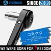 FENRIR Black Motorcycle Motorcycle Bar End Mirror, Motorcycle Mirror, Retro CNC Aluminum, M6/M8 Screws,