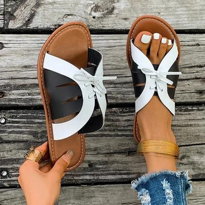 Fashion 2024 Hot Sale Shoes for Women Open Toe Women's Slippers Summer Rome Mixed Colors Outdoor Casual Beach Large Size Slippers