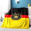 German Football Emblem Printed Throws Blanket Soft Flannel Blankets for Couch Bed Gifts for Men Women Picnic blanket Christmas gifts