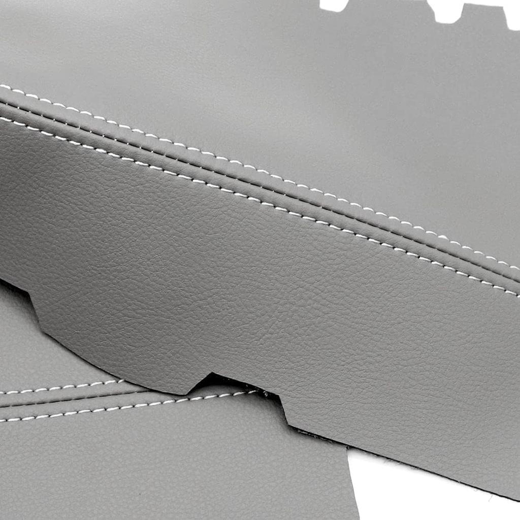 GXARTS One Pair of Leather Front Door Armrest Cover Compatible with Honda Pilot 2009 2010 2011 2012 2013 2014 2015 Leather Armrest with Door Clip