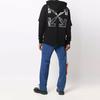 Off-White Caravaggio Arrow DBL Sleeve Hoodie Black Men Tops OMBB087F21FLE0051001