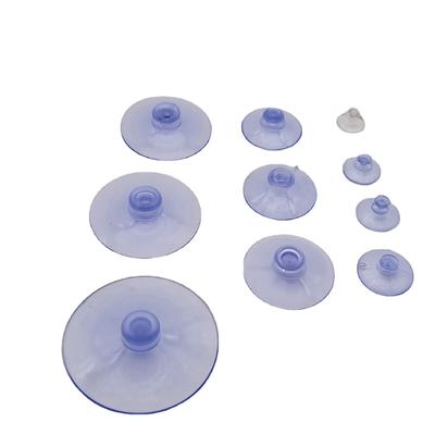 50er-Pack transparente Saugnäpfe ohne Haken, PVC-Kunststoff-Saugnapf-Utility-Saugnäpfe für Heimdekoration, Organisationsgrößen