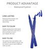 Handaiyan 12-teiliges schnelltrocknendes, wischfestes mattes farbiges Flüssig-Eyeliner-Set