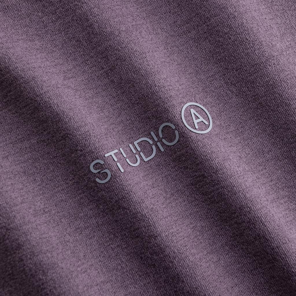 Anta Skateboard Culture Life Series Short Sleeve Knit Top Summer T-Shirt Women tops Dust-Purple 162628121-2