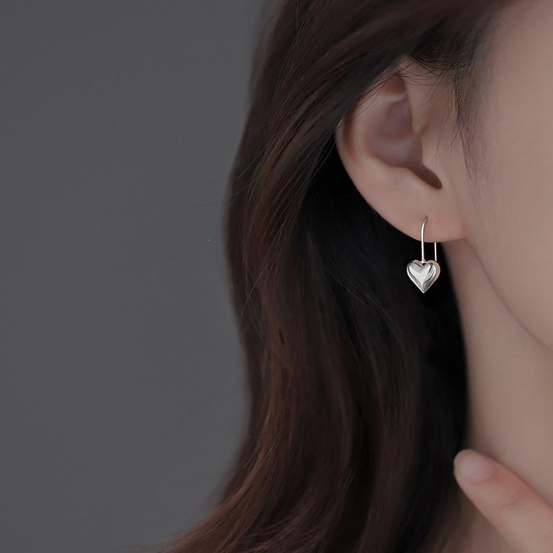 2022 High-End Heart Earrings: Women's 925 Sterling Silver, Summer Style
