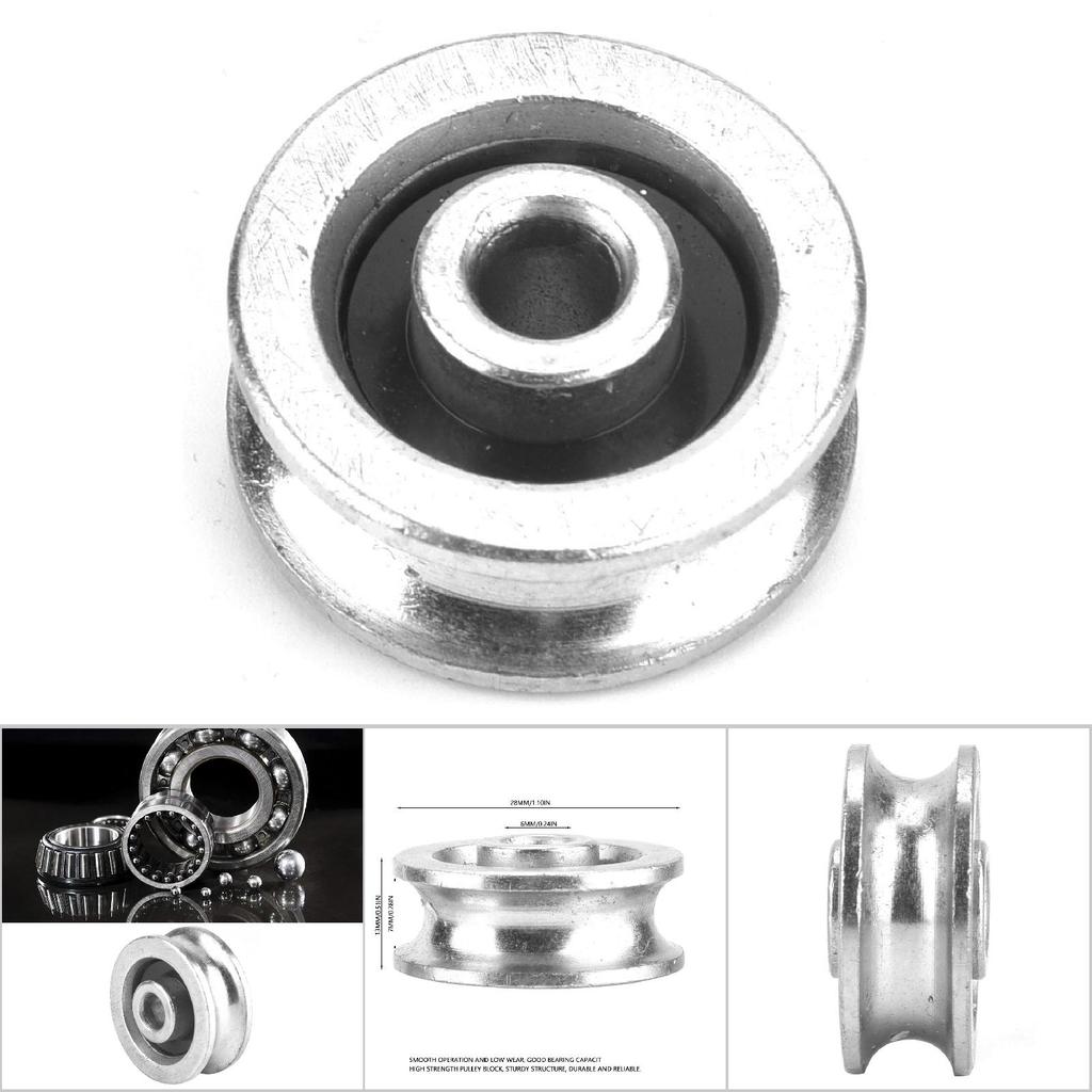 High Strength Bearing Wheel Wire Rope Lifting   for Pulley Block (28mm)