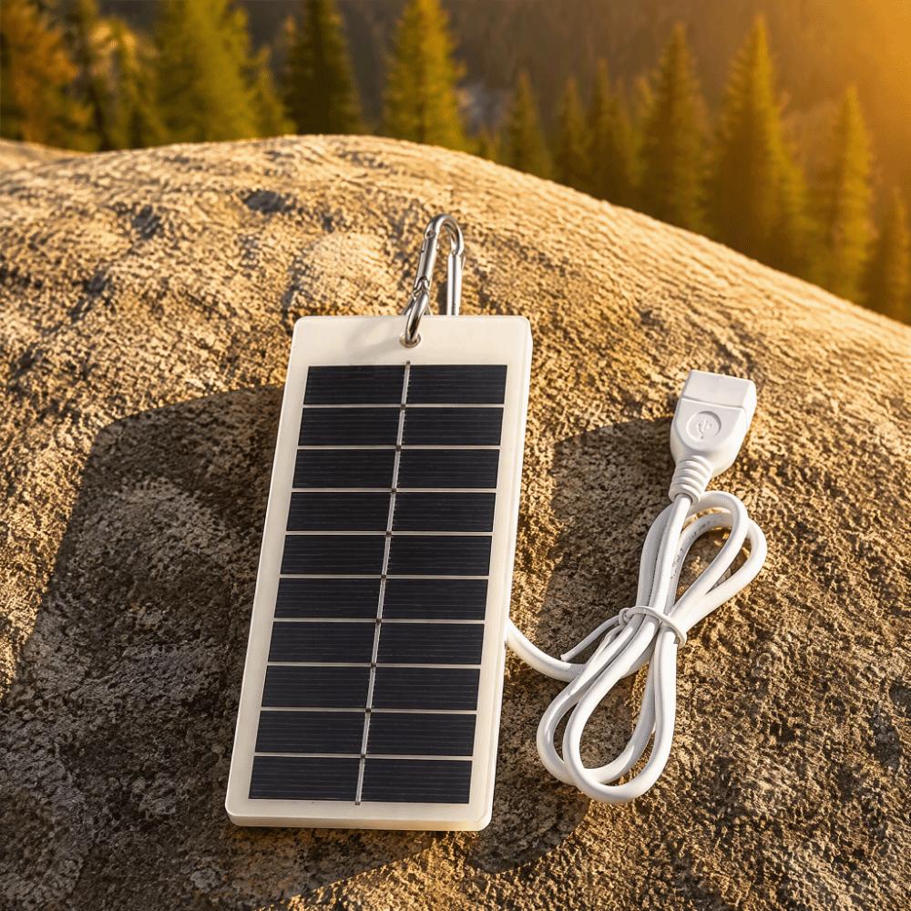 5V 1.5W Solar Panel Charger Versatile Power Source Outdoor Solar Charger Outdoor Charging