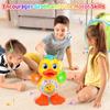 Anatra Ballerina Giocattolo Elettrica Anatra Danzante Interattiva Macchina Musicale Anatra Con Luci Lampeggianti Educazione Precoce Per Bambini