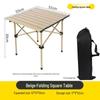 Portable Outdoor Folding Table Set for Camping, Self-Driving Tours, Barbecues, Street Stalls, and Picnics