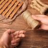 2 Pcs/set Handmade Rattan Thin Hemp Rope Packaging Material For Fresh And Dried Flower Bouquets Binding Rope Decorative Rope
