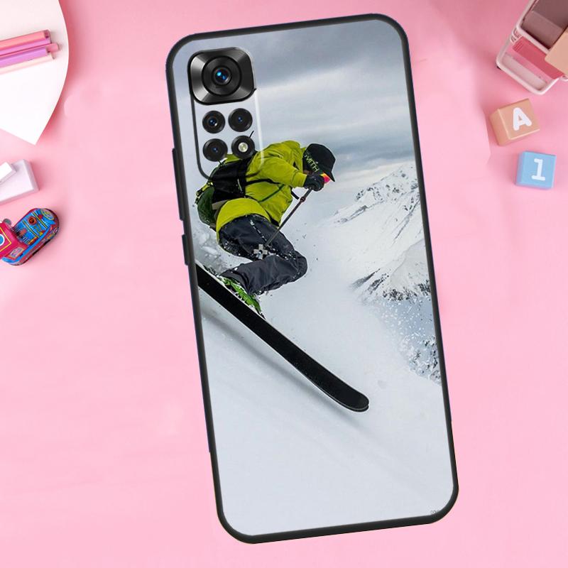 Ski Neige Snowboard Für Xiaomi Redmi Note 13 14 9 10 11 12 15 Pro Plus Handyhülle Für Redmi 15 C 14C 10C 12C 13C