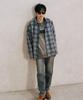 Burkeru Straight Denim Pants Gray