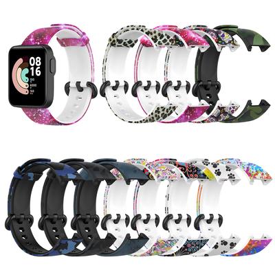 Printed WatchBand WristBand Replacement Silicone Strap Bracelet