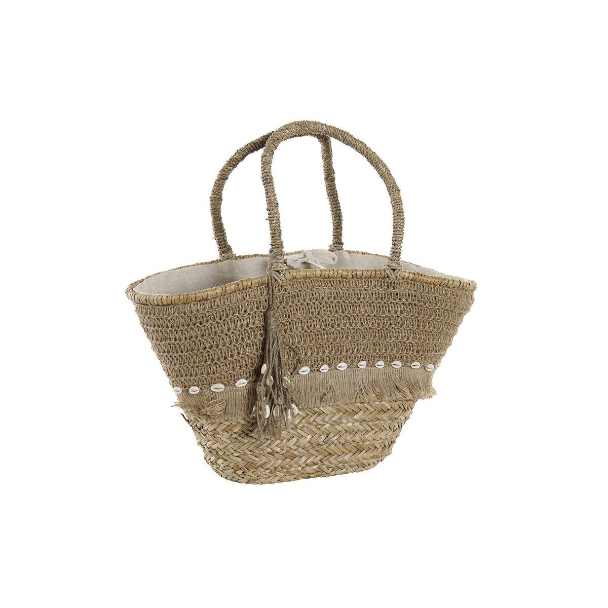 

DKD Home Decor Пляжная сумка 53 x 15 x 51,5 см Натуральные морские водоросли