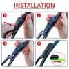 Car Wipers Rubber for Chery Chirey Tiggo 4 5X 7 8 Front Blade Brushes Cutter Automobiles Parts Accessories Windscreen Wipers