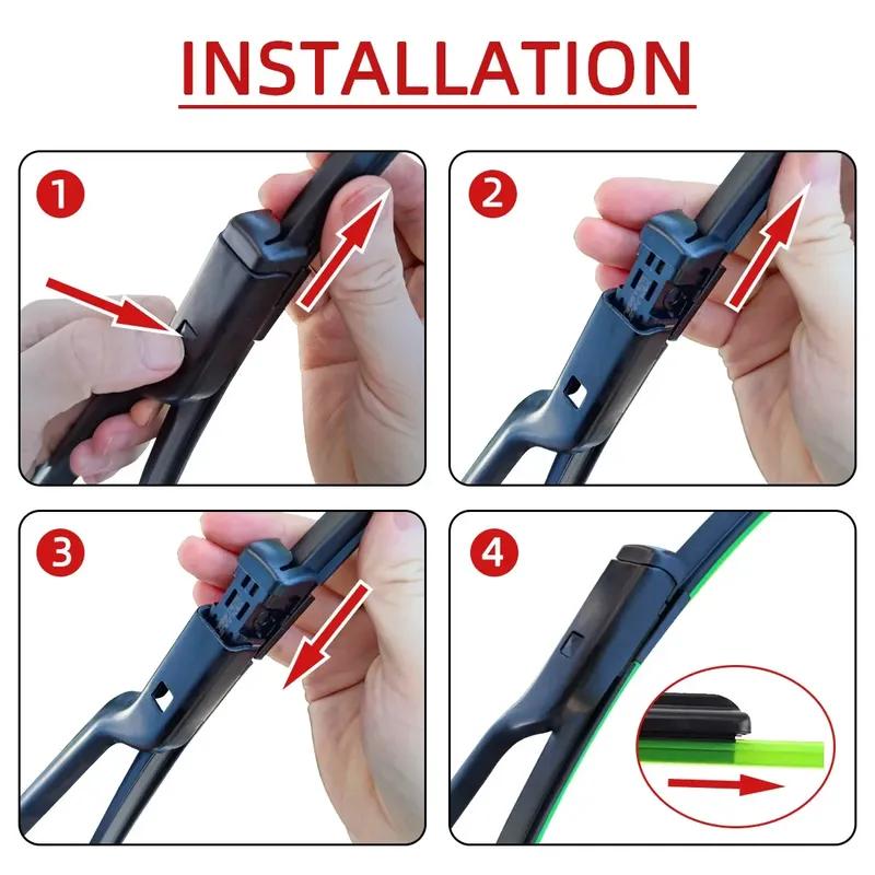 Car Wipers Rubber for Chery Chirey Tiggo 4 5X 7 8 Front Blade Brushes Cutter Automobiles Parts Accessories Windscreen Wipers