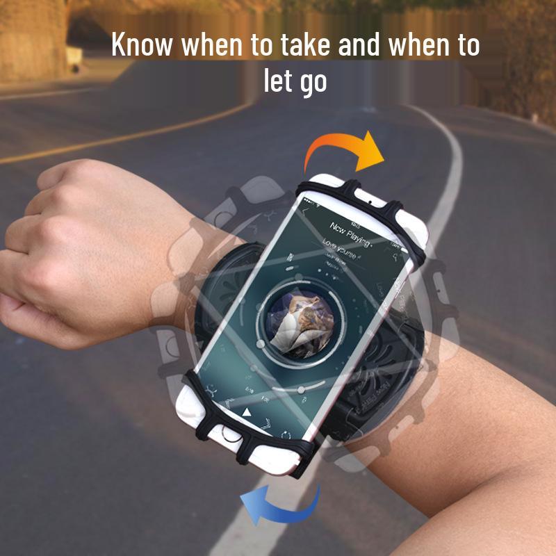 Multifunctional 360° Rotating Armband for Phones - Detachable Running and Cycling Wristband