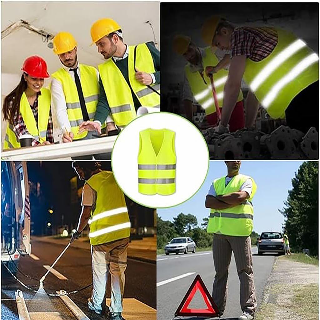 Road Riding Security Vest Highly Visibility Site Policing Safety Vest for Bicycle Riders Night Walking