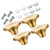 4 Pieces Oven Knob Replacement Ovenware Knob Metal Material Replacement Knob Set Pots Lid Handle Spare Parts for Ovens