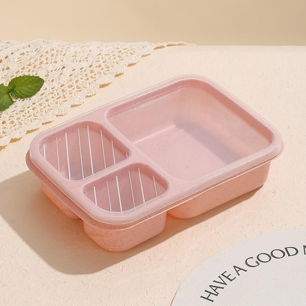 Reusable Food Container 4Colors Kids Bento Box Portable Storage Boxs  Travel Snack Storage