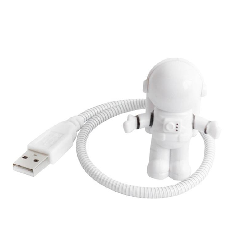 

Міні-нічні світильники з живленням від USB. Білий астронавт. Портативна настільна лампа для читання для комп’ютера. Світлодіодне освітлення для комп’ютера. Декор кімнати. Маленькі нічники. чорний білий колір
