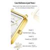 Women's Retro Square Watch Simple Three Needle Waterproof Calendar Display Light Luxury Elegant Quartz Watch