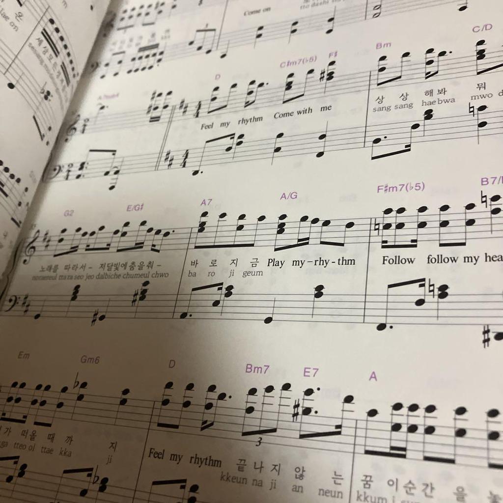 [USED] Korean version K-POP BEST piano performance collection 25 songs in total