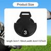 10Pcs Club Head Cover Number Tags Interchangeable Replacement Golf Accessories Labels for
