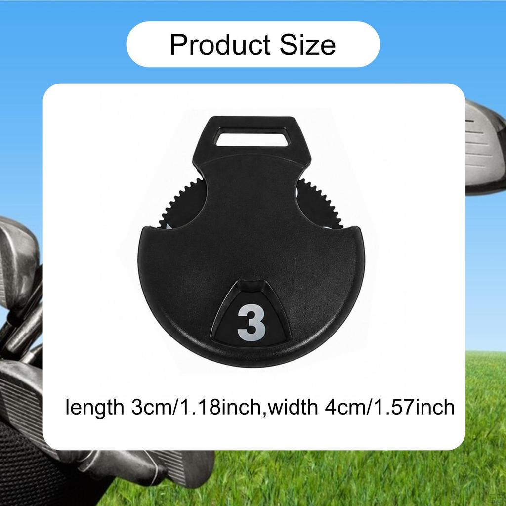10Pcs Club Head Cover Number Tags Interchangeable Replacement Golf Accessories Labels for