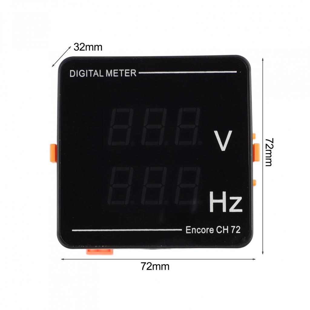 LED Voltmeter Digital Ammeter Anti-glare LED Display