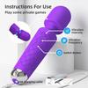 8-Speed, 20-Frequency Rechargeable Vibrating AV Rod for Women