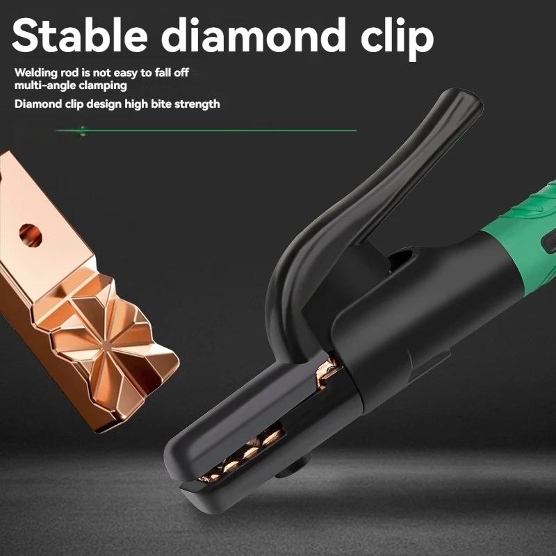 Welding Electrode Holder 600A/800A Heavy Duty Jaw Holding Plier Electrode Clamp Stick Welding Hand-held Machine Welder Tools