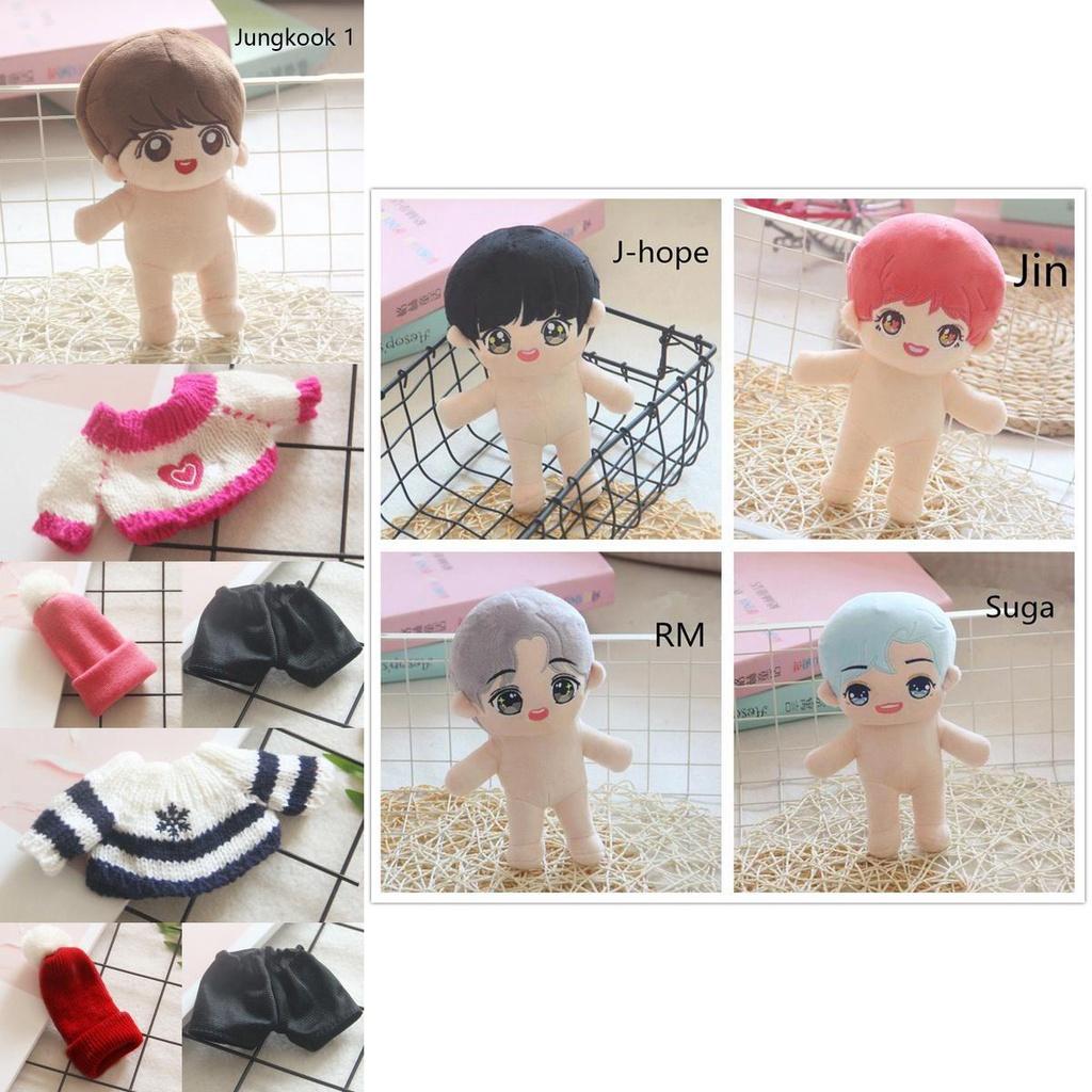 Bts Kpop Doll Jungkook Jimin Suga Rm Jin Jhope V Plush Clothes Soft Stuffed Toy