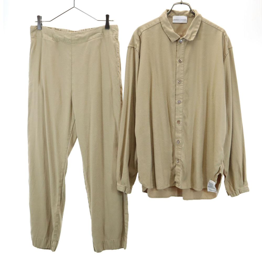 UNDERSON UNDERSON Made In Japan Long Sleeve Room Wear Setup 1 Pajamas Men's Used