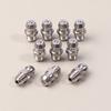 10Pcs 201 Stainless Steel M6 Thread Straight Hydraulic Grease Fitting Grease Nozzle Connection Grease Nipples For Bearing