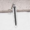Berserk Guts Dragon Slayer Sword Keychain Pendant - Creative Weapon Ornament Hanger