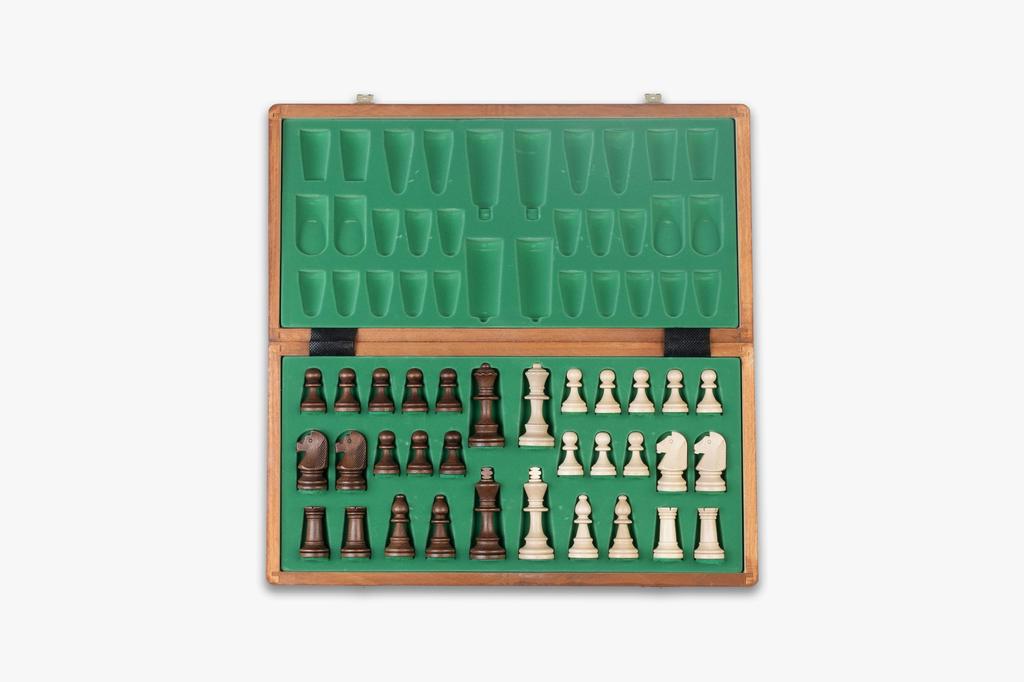 Wegiel Wooden Chess Set Chess Board Set TOURNAMENT Chess Board Poland Genuine Product No.4 (Tournament No.4)